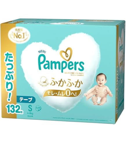 Amazon.co.jp: パンパース はじめての肌へのいちばん Sサイズ 4~8kg